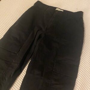 Abercrombie black cargo pants